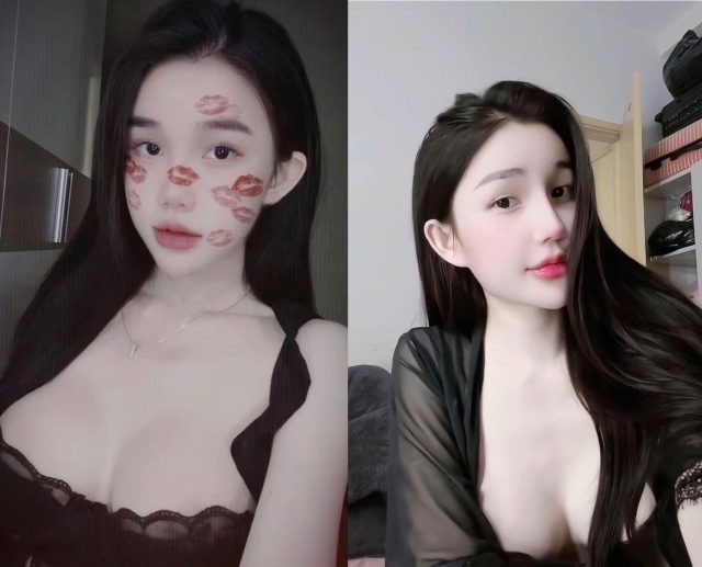 Gái hot mặc đồ lót mỏng khi ngủ cùng